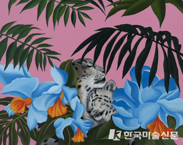 Regained Paradise, 2023, Acrylic, oil on canvas, 90.9&times;72.7cm