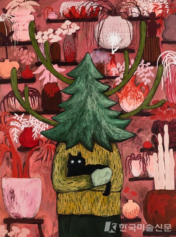 Green Master 84, 259 x 194cm, Acrylic on canvas, 2023. 출처 스페이스 K 서울