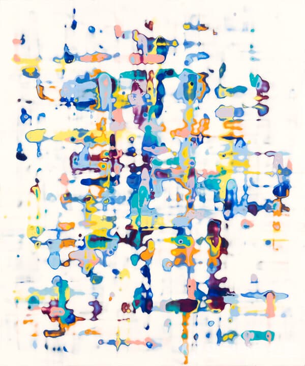&nbsp;정진서 Jinsuh Jung, fountain_102, 2023, 판넬에 밀랍화 Encaustic on panel, 72.7x60.6cm