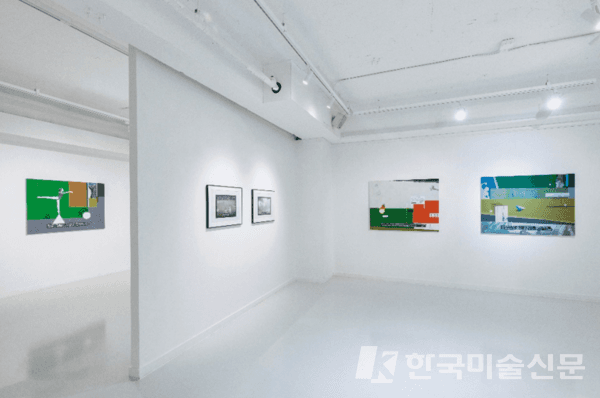 &nbsp;오정택, 지훈 스타크 2인전 전시 전경. ⓒ아줄레주 갤러리_2023