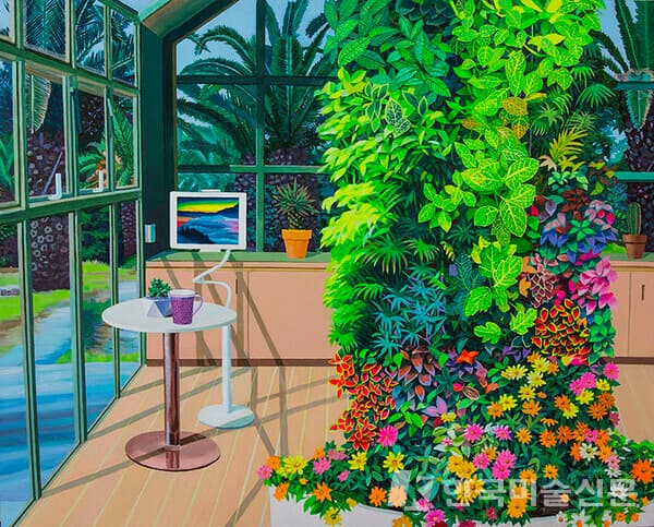 서기문&nbsp;Biophilia, Acrylic on Canvas 130.3&times;162㎝, 2023