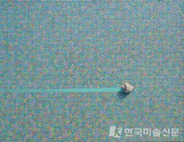 안봉균&nbsp;Monument,Oil,Acrylic on Canvas, 116.8x91cm, 2023
