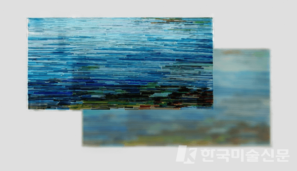 Afterimage_02&nbsp; 65x45cm&nbsp; Glass&nbsp; 2023&nbsp; 송영화