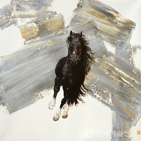 生 (65&times;65cm, Oil on canvas, 2023)&nbsp;