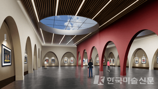 시크릿타운(주) 갤러리ST 메타버스 전시장 컨셉룸