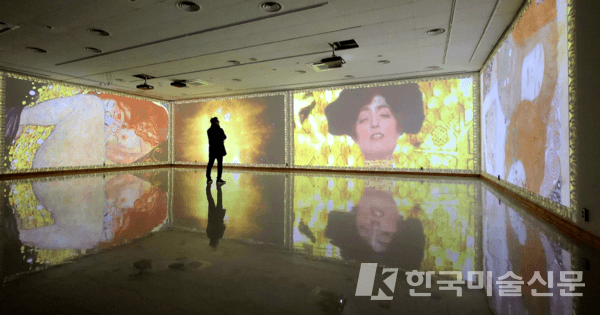 명화, 미디어 아트로 꽃피우다 현장 사진 (자료: 주)디에이미르 제공)