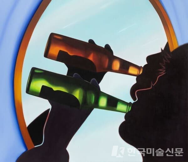 Hammer Hands, 110cm X 95cm, Oil on Canvas, 2023.&nbsp;출처 에브리데이몬데이 갤러리(EM갤러리)