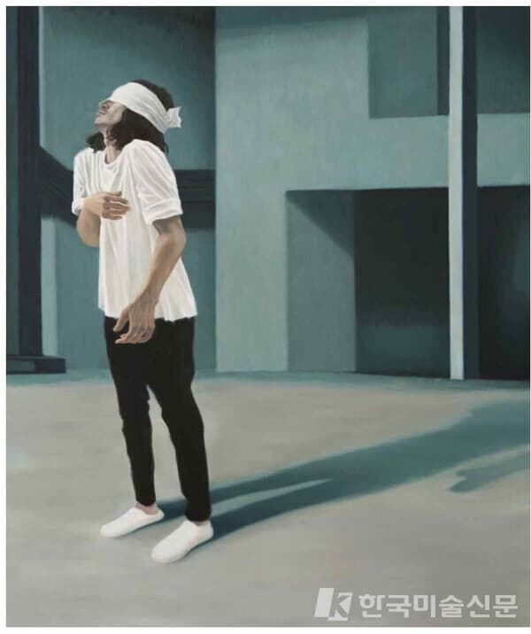 습작4, Oil on linen, 162x130.3cm, 2013, 출처 스페이스 수퍼노말