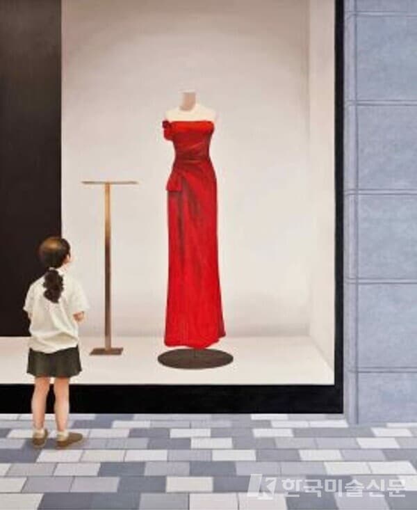 동경, 162cm X 130.3cm, Oil on linen, 2010. 출처, 스페이스 수퍼노말.