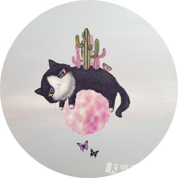 공중묘 Floating Cat, 아세움(Aseum) 작가