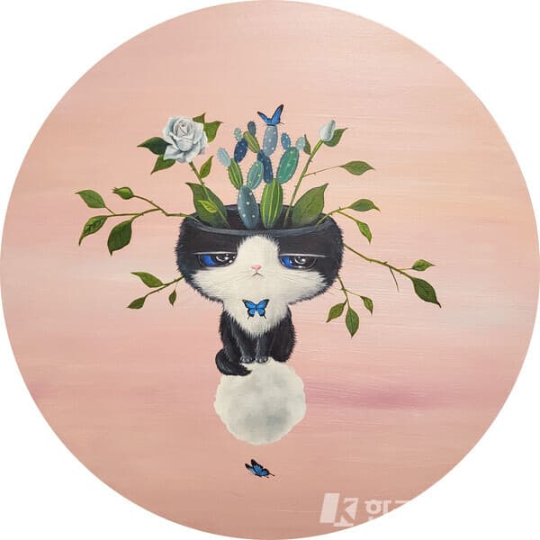 공중묘 Floating Cat, 아세움(Aseum) 작가