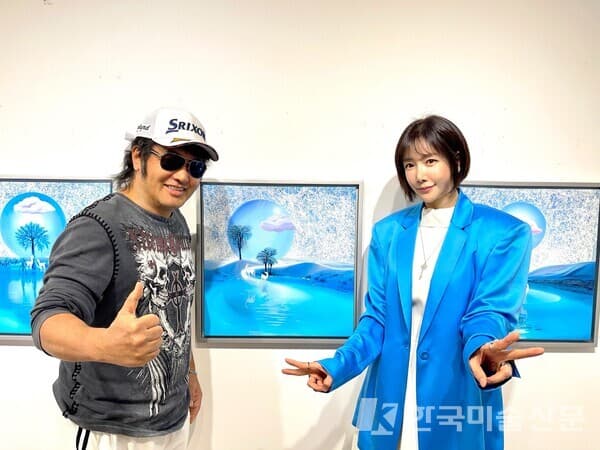 (왼쪽부터) 김보성 배우, 김리원 작가