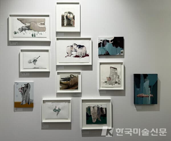 민정연 전시 전경, Galerie Maria Lund / 사진=진승우