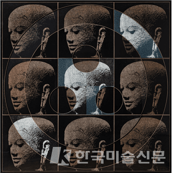 조민경, 서원(​誓願), 판화기법, 120x120 cm, 2023