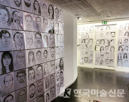 59, 건물 안 전시, 2021,&nbsp;사진 출처 =&nbsp;인스타그램 @cesarcez16