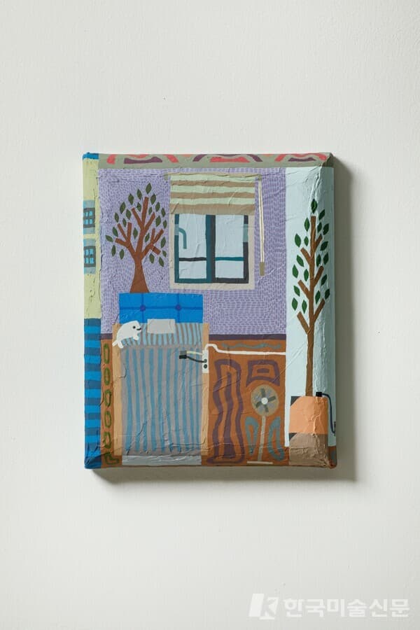 출처: 케이리즈 갤러리 작은나의방_30&times;24cm_mixed media on canvas_2024&nbsp;