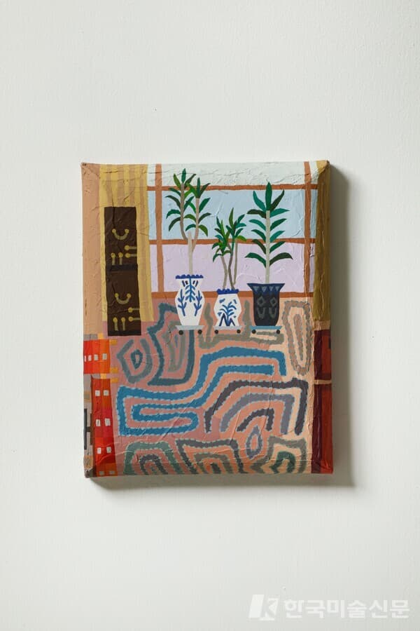 출처: 케이리즈 갤러리&nbsp;할머니방_30&times;24cm_mixed media on canvas_2024.jpg