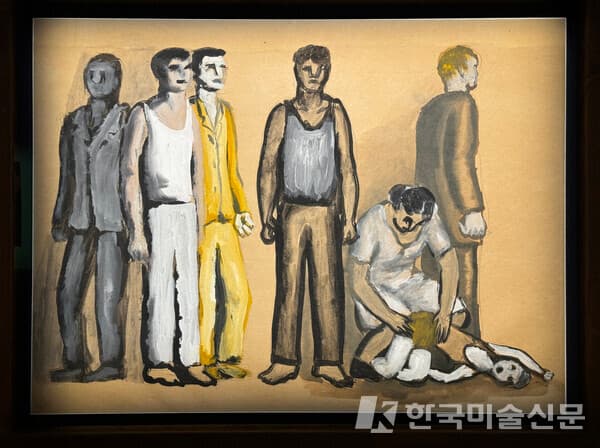 Andrezej Wroblewski, Sketch for Executions, 1949. 사진. 이소이 기자