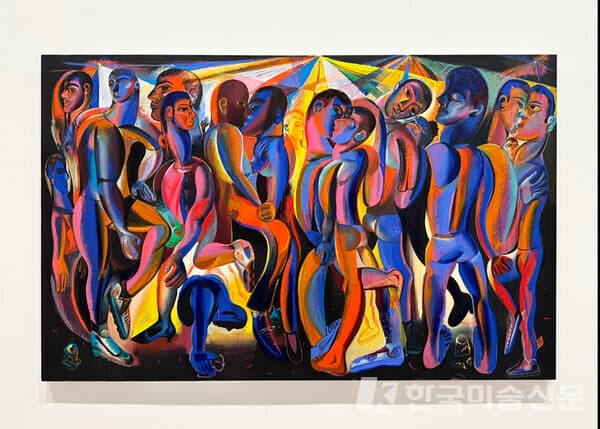 Louis Fratino, Metroplitan, Oil on canvas, 2019, Giardini, La Biennale di Venezia.&nbsp; 사진. 이소이 기자