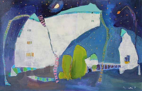 엄마에게는 기도라는 방패가 있어요 &nbsp; 100x65cm &nbsp;Mixed Media on Canvas&nbsp;
