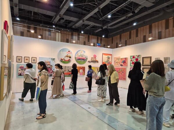 제4회 울산국제아트페어 전경 (사진=이미희 기자)