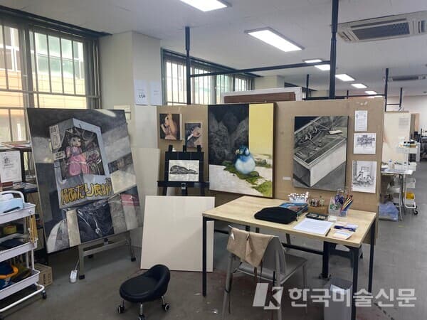 홍익대 일반대학원 동양화과 오픈스튜디오 전경