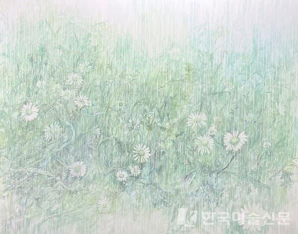 이서영/ 비릇 / 130.3x162.2 / 장지에 분채 / 2024