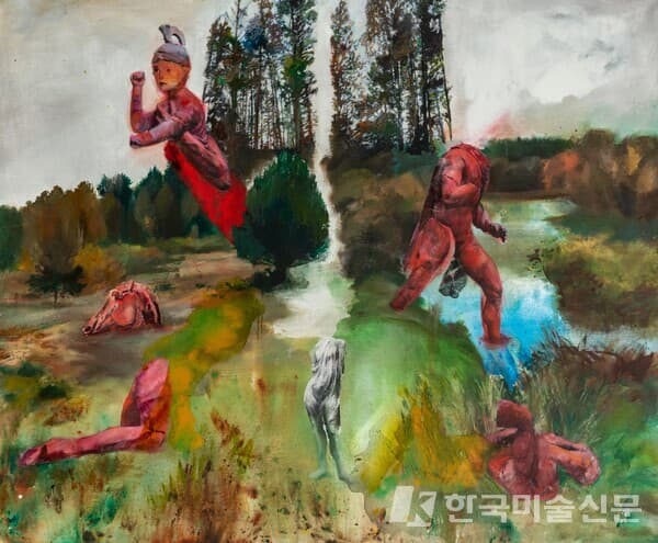 Arrival in the East. 2022. Oil on canvas. 138.8x 167cm&nbsp;/ 선화랑 제공