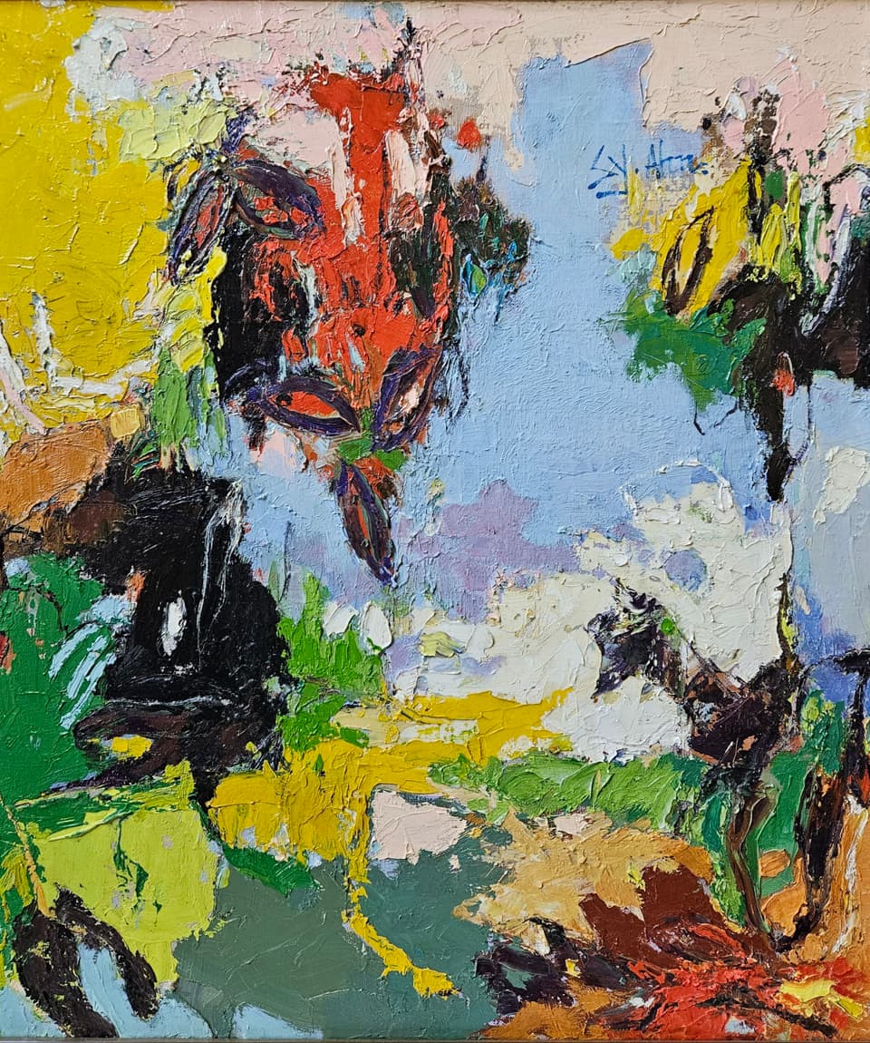 안선영 화백 _African Dream (46x53 oil on canvas)