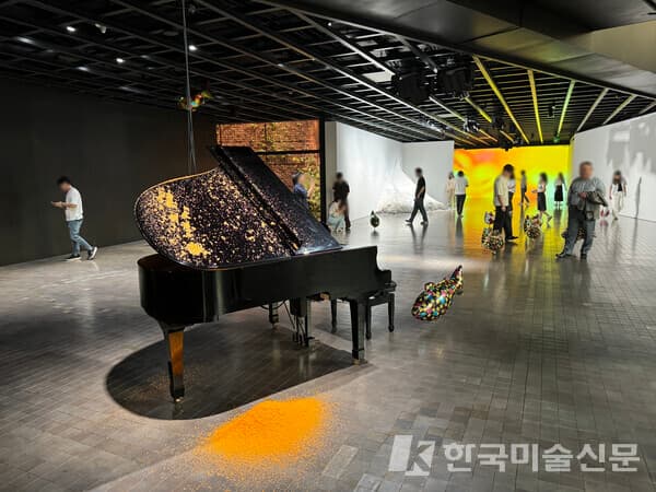 M2 B1 전시 전경. 사진. 이소이 기자