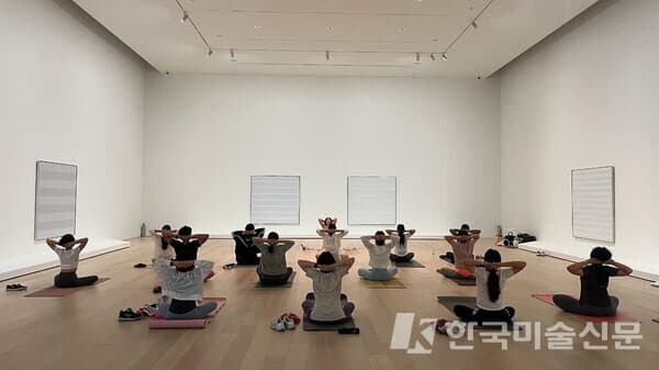 전시연계 프로그램 '호흡이 있는 솔올의 아침' / 솔올미술관 제공