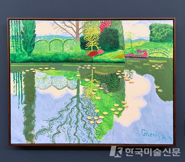 Giverny by DH, 2023,&nbsp;Acrylique sur toile&nbsp;[사진 = 이소이]