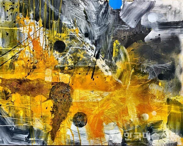[사진 = 이지연 작가] 53 풍산점_ 130.3 X 162.2 cm_ Mixed Media_ 2021