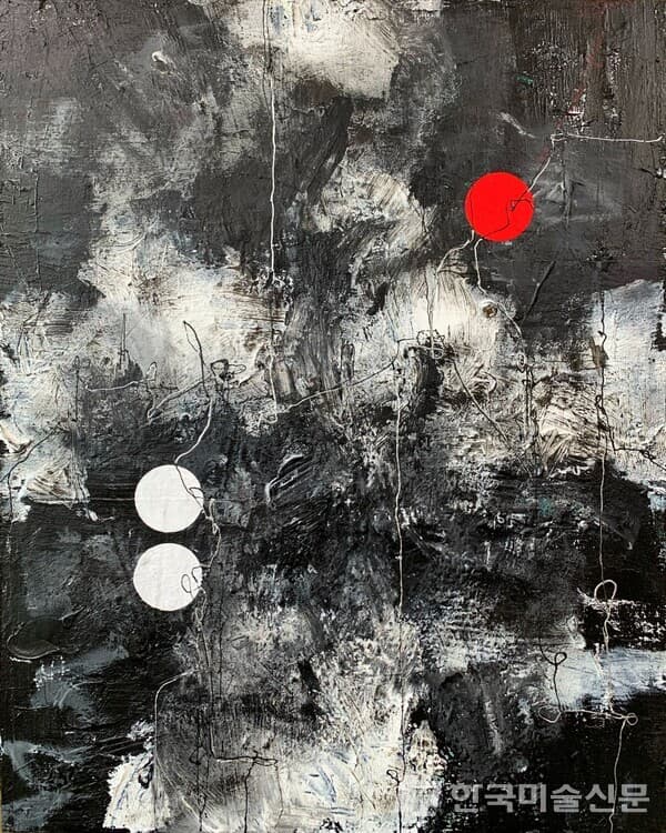 [사진 = 이지연 작가] 13 천화동인_ 90.9 X 72.0 cm_ Mixed Media_ 2021