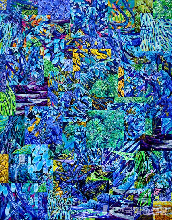 [사진=김리아갤러리] 박태훈 &lsquo;parktaeria (puzzle)&rsquo; 116&times;91cm, Acrylic on canvas, 2023