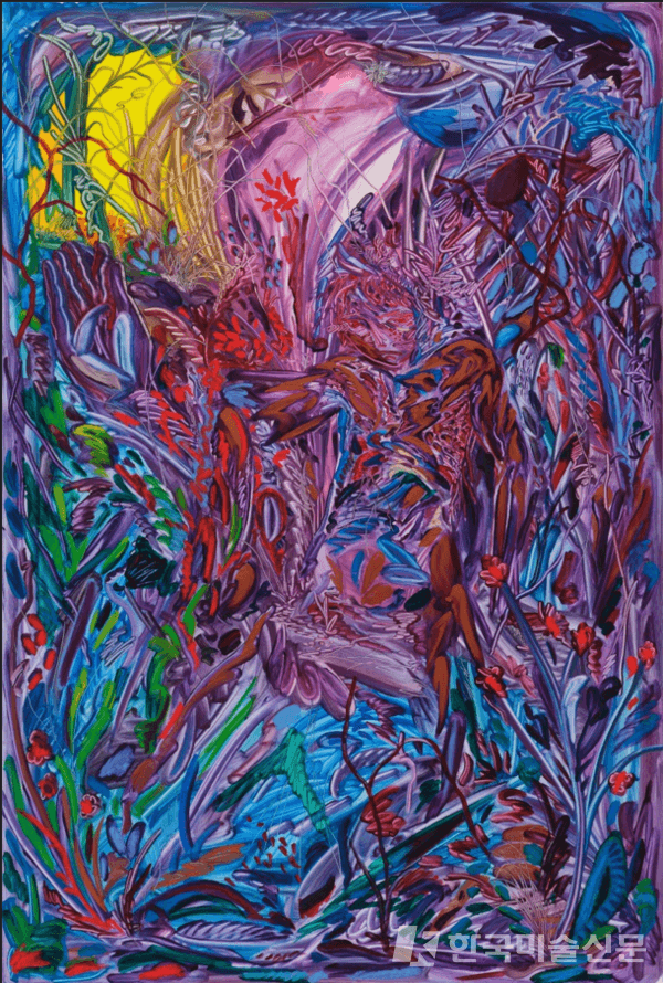 최초의 마음 First Mind, 2023, 캔버스에 유화 Oil on canvas, 193.9&times;130.3cm