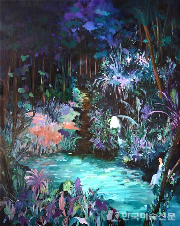 [사진=신재은 작가] 나는 내가 찾는 것을 찾고 있다 2, oil on canvas, 162.2x130.3cm, 2022