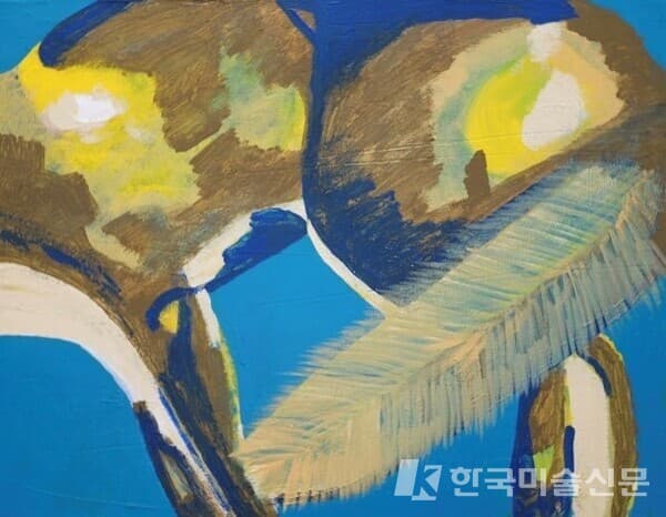 Yunseok Oh, dear body, 2024, Acrylic on canvas, 31.8x40.9cm / &copy;Ingahee Gallery