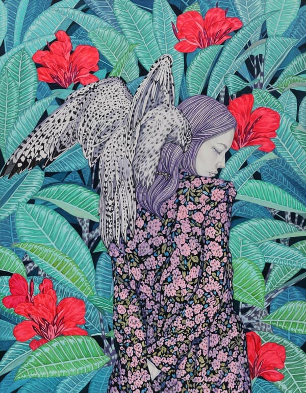 [사진=&nbsp;영혼의집-피안의세계 acrylic on canvas 91x116.8cm 2020]