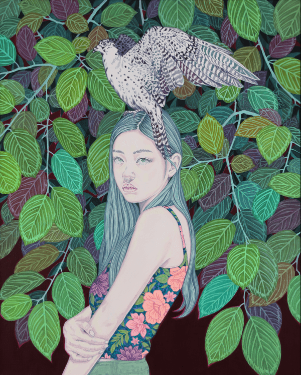 [사진=&nbsp;소녀acrylic on canvas 90.9x72.7cm 2024]
