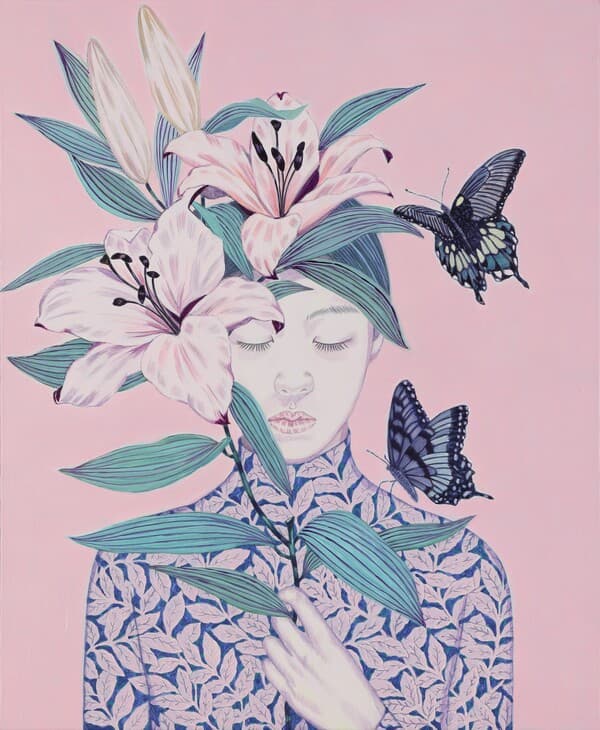 [사진= 정오의수수께끼 &nbsp;acrylic on canvas 65.1x53cm2024]