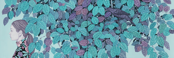 [사진= 정오의꿈acrylic on cancvas180.2x57cm 2024]
