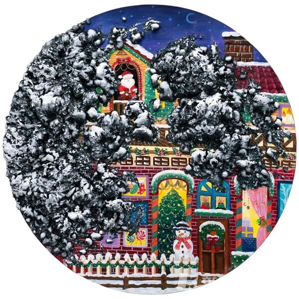 [사진=김리윤 작가]너머의 행복, 91x91cm, 캔버스에 우레탄과 유화, 2021