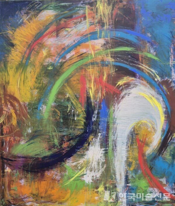 MetaK24-013, 162.2x130.3cm, Acrylic on canvas, 2024 / 작가 제공