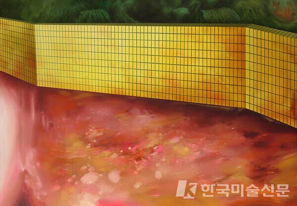 김지연, 반짝이는 뒤뜰 #2, 116.8 x 80.3 cm, oil on canvas,2024(사진=APY)