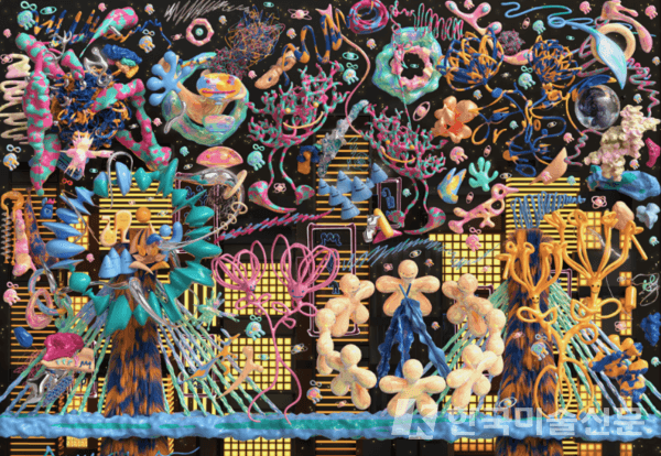 건킴, 서울의 밤, 84.1 x 118.9 cm, Digital Art Print on Paper in Frame, 2024(사진=APY)