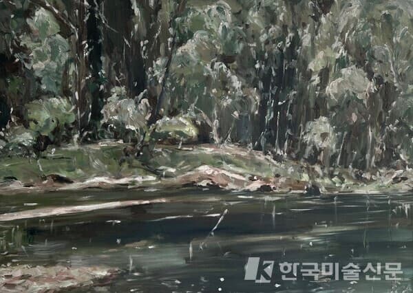 솔라양, 잠시 멈추고 다시 흐르는, 65 x 91 cm, oil on canvas, 2024(사진=APY)
