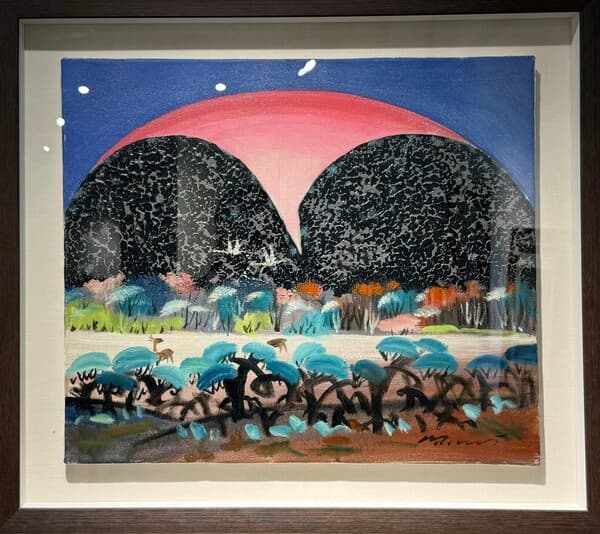 고 하반영 화백의 서양화 작품 (사진=장익경 기자)