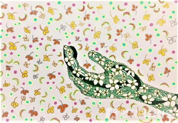 [사진 = 이수민] &lsquo;멜로디&rsquo;, 2015년, 종이에 잉크, 11cm X 16cm &copy;이수민