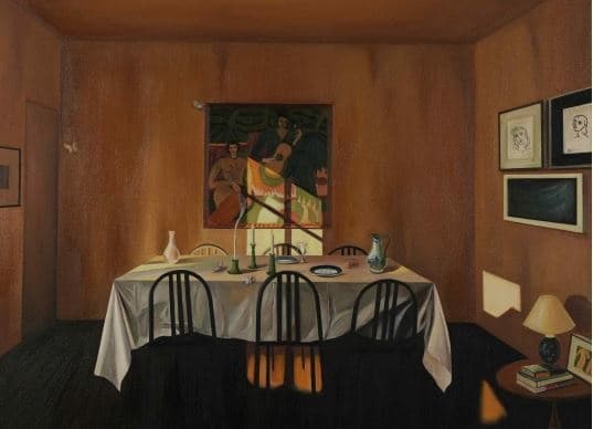 남경민, 마티스의 여인들-초대받은 N, Oil on linen, 97x130cm, 2024 (사진=이미희 기자)
